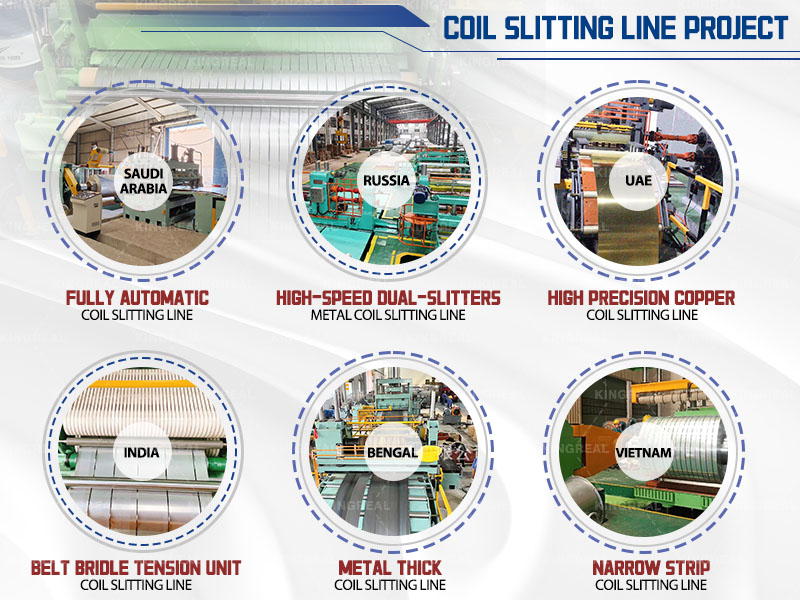 coil slitting machine line