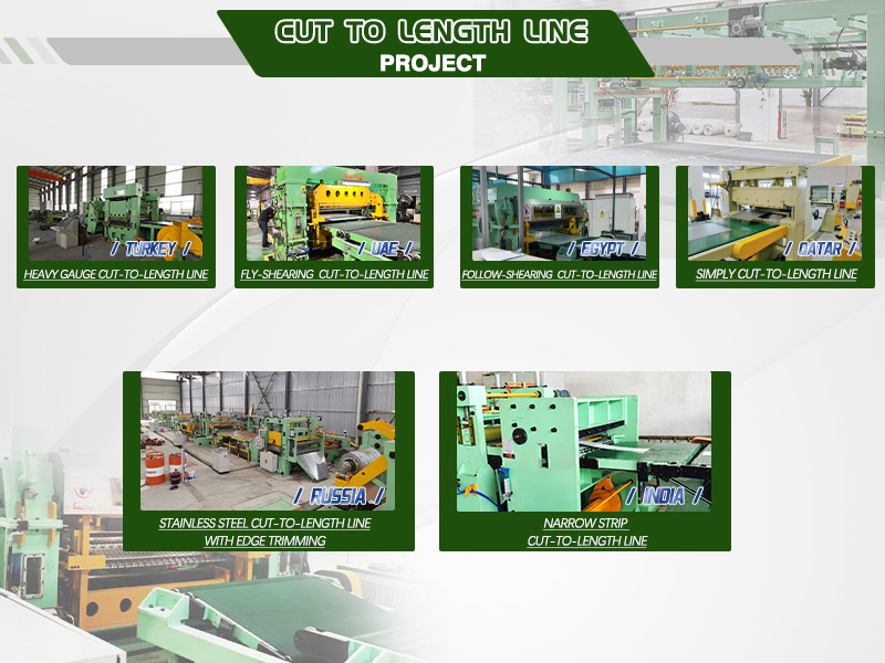 cut to length line machine