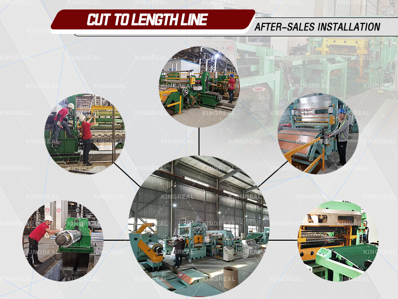 steel coil cut to length line installation