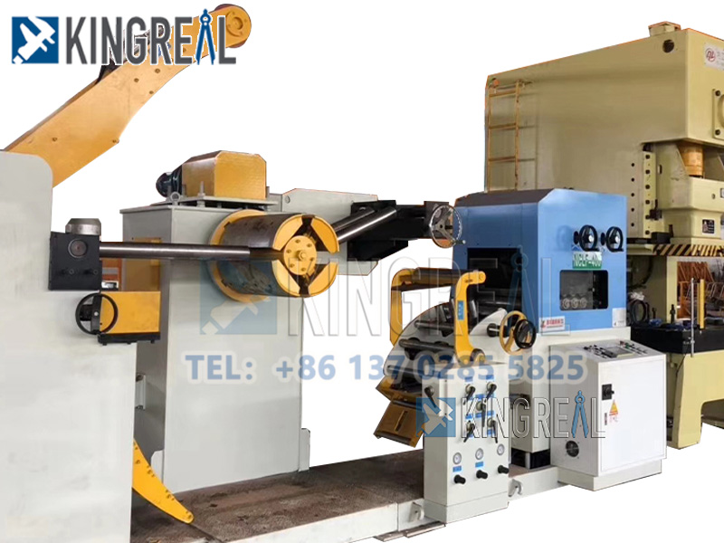 combine servo feeder straightener with uncoiler