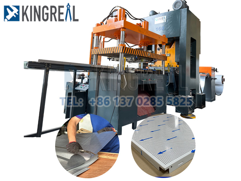 aluminum panel punching machine