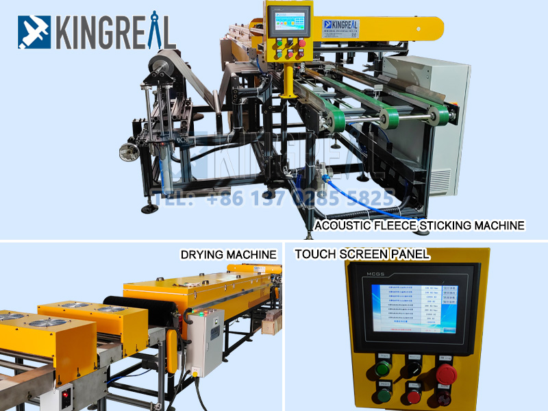 Acoustic Fabric Sticking Machine