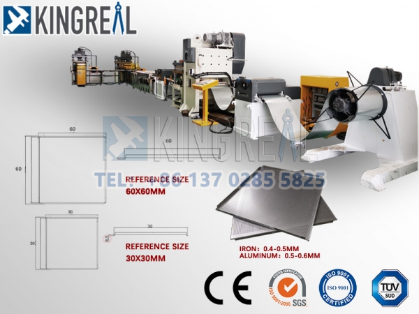 stainless steel ceiling tiles machine
