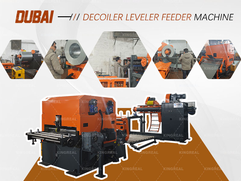 uncoiler straightener and feeder machine